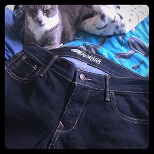 NWOT The Rock Star cut dark Denim Bermuda Shorts